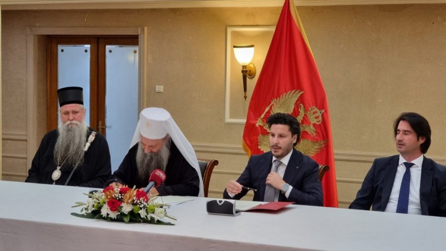 Potpisan Temeljni ugovor između Srpske Pravoslavne Crkve i države Crne Gore!