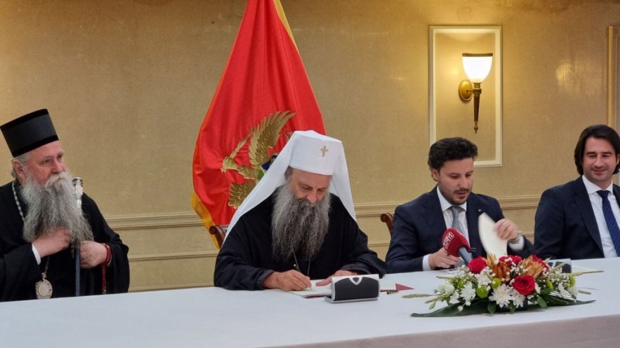 Потписан Темељни уговор између Српске Православне Цркве и државе Црне Горе!