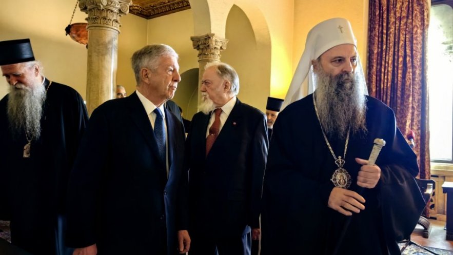 Патријарх Порфирије на Слави краљевске породице Карађорђевић