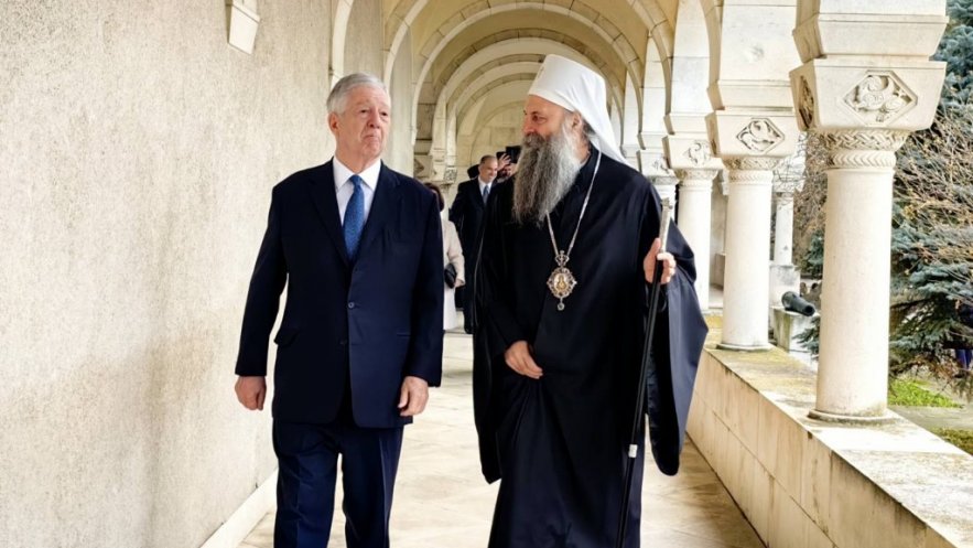 Патријарх Порфирије на Слави краљевске породице Карађорђевић
