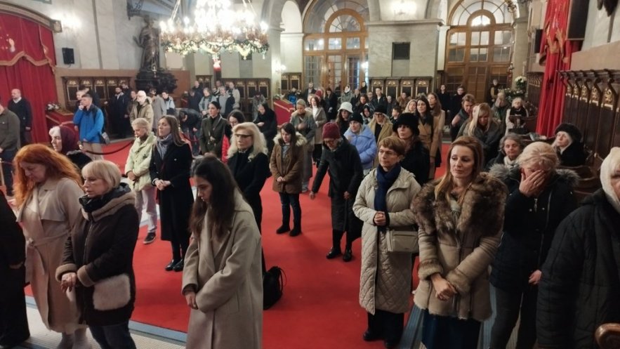 Света архијерејска Литургија на Крстовдан у Саборној цркви