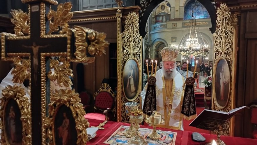 Света архијерејска Литургија на Крстовдан у Саборној цркви
