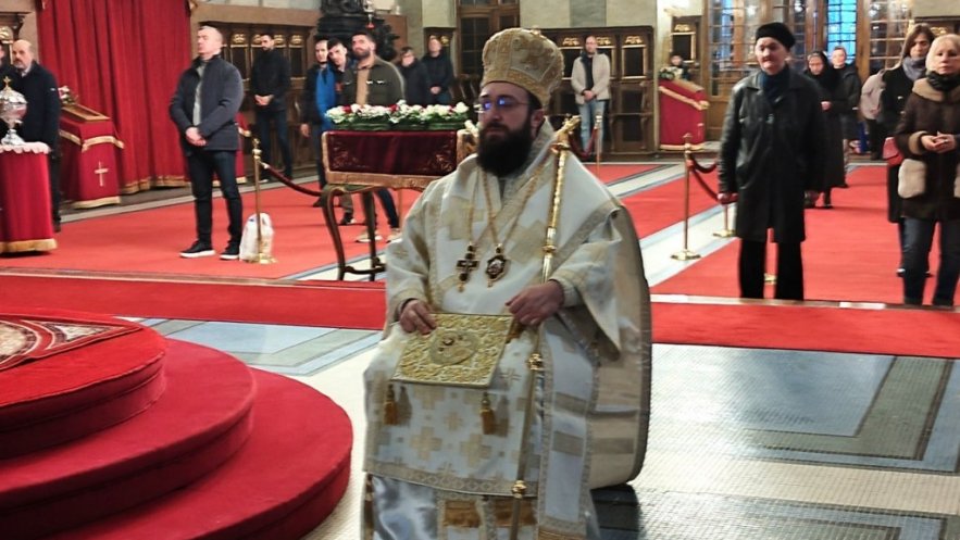 Света архијерејска Литургија на Крстовдан у Саборној цркви